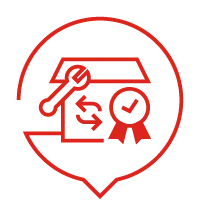 Icon für hochwertige Verwertung bei der Entsorgung von ESL