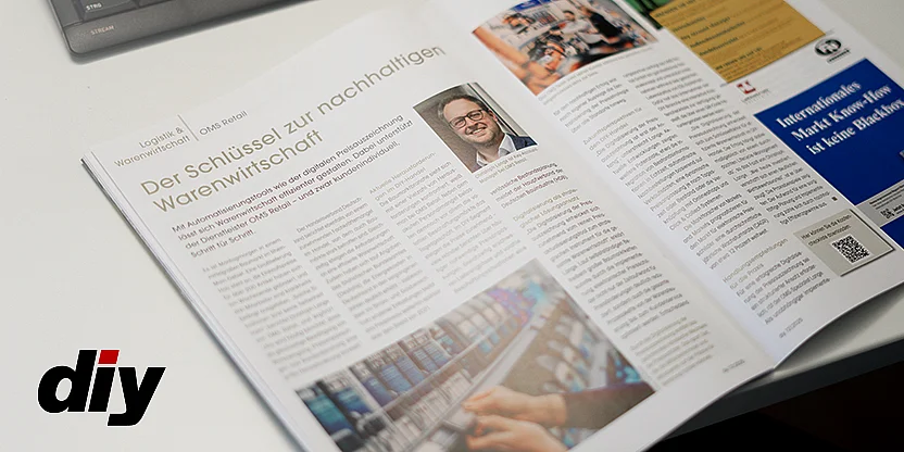 Ein Ausschnitt des DIY-Magazin liegt geöffnet auf dem Tisch