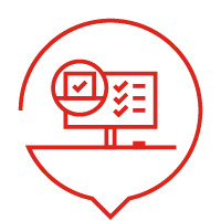 Icon zur permanenten Inventur mit Fokus auf aktuelle Bestandsdaten